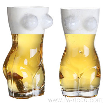 Woman Novelty glass Beer Pint Glasses